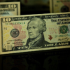 Counterfeit 10 dollar bill