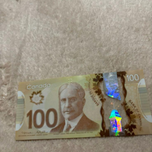 Counterfeit 100 canadian dollars for sale