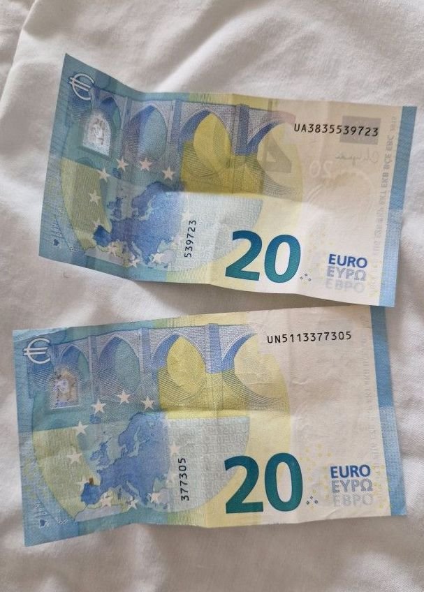Counterfeit 20 euros for sale
