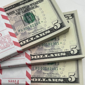 Counterfeit 5 dollar bills for sale