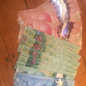 Counterfeit Canadian $5 Bills