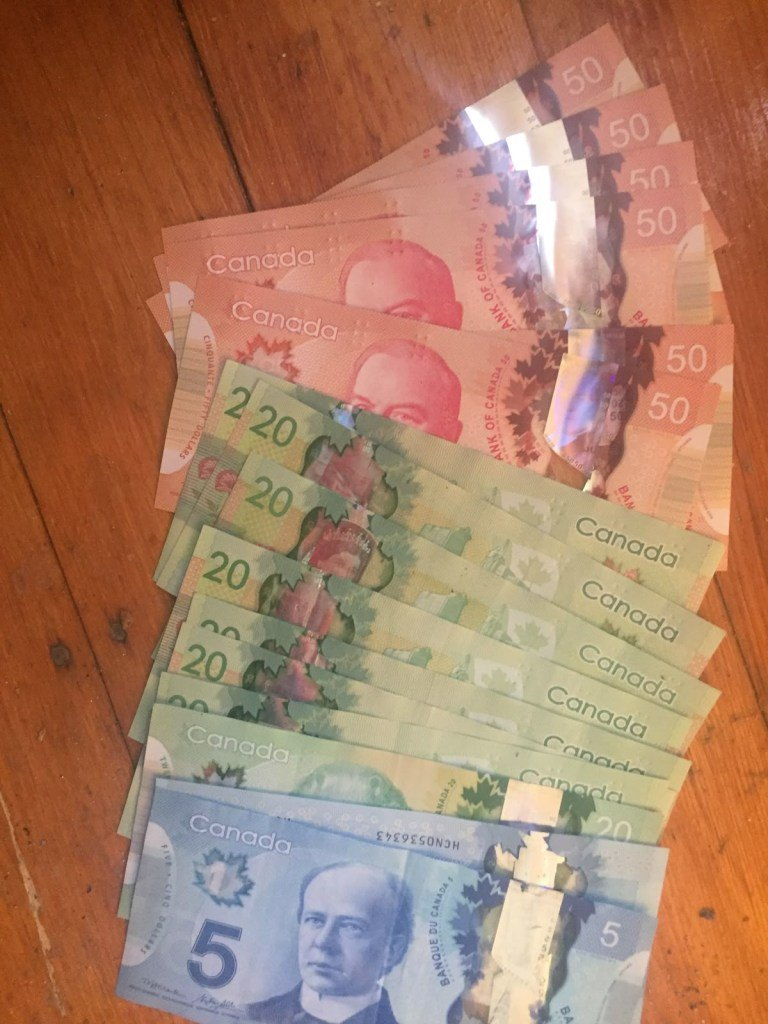 Counterfeit Canadian $5 Bills