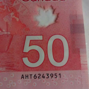 Counterfeit Canadian $50 Bills