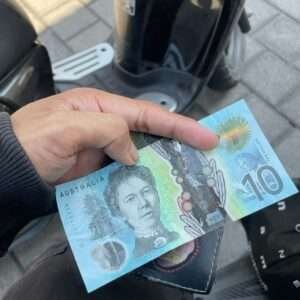 Fake 10 Australian Dollars for sale