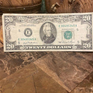 counterfeit 1981 20-dollar bill