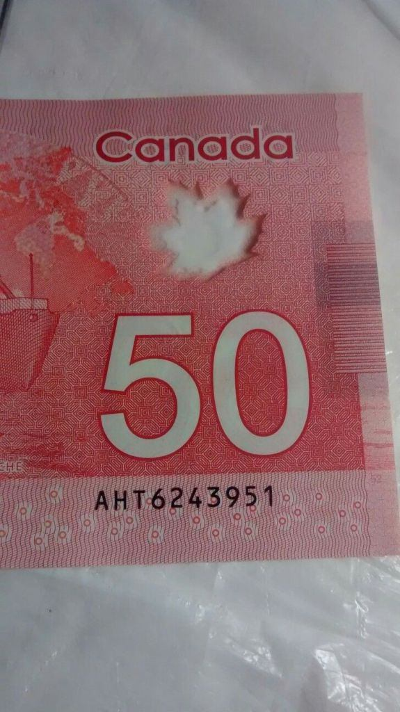 Counterfeit Canadian $50 Bills